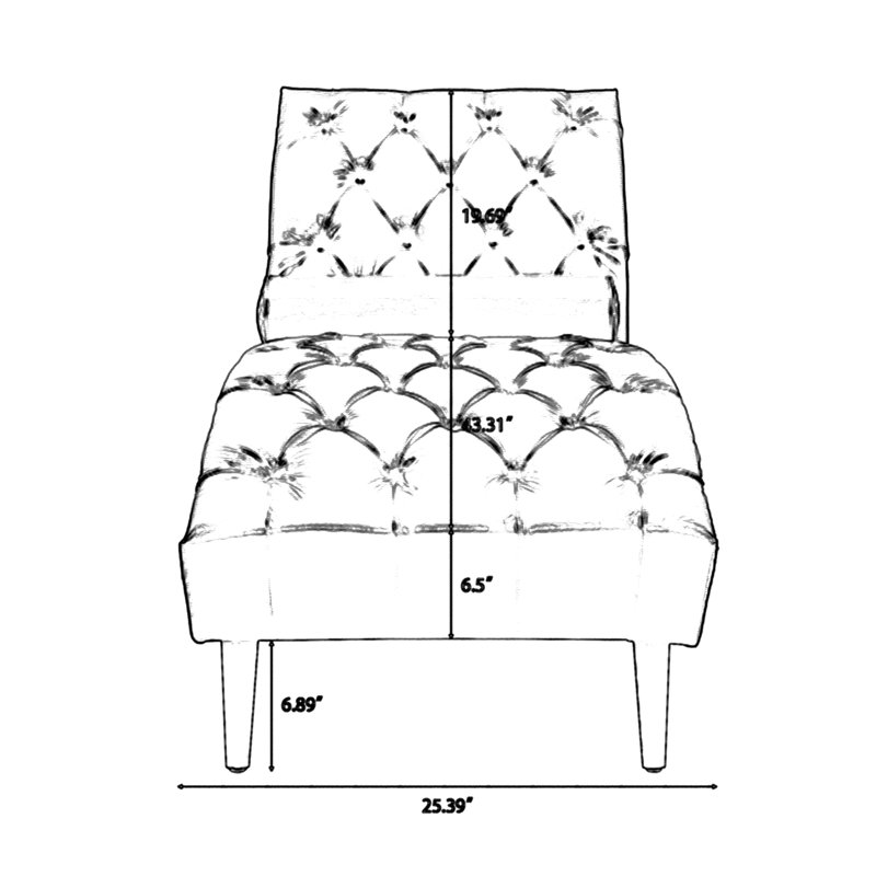Red Barrel Studio® Vegan Leather Chaise Lounge Wayfair